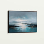 Abstract 1586 Canvas Art 18" x 24" / 45 x 60 cm / Black