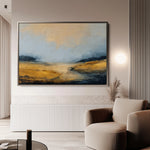Abstract 1587 Canvas Art 18" x 24" / 45 x 60 cm / Black