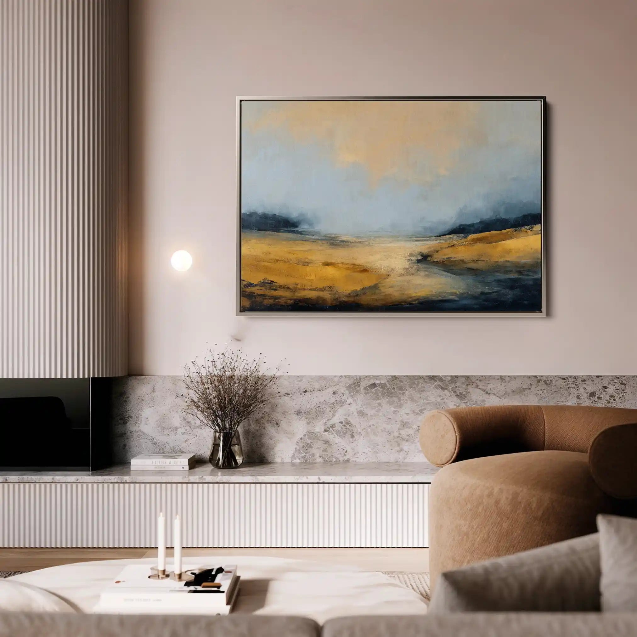 Abstract 1587 Canvas Art 60 x 40 cm / Black