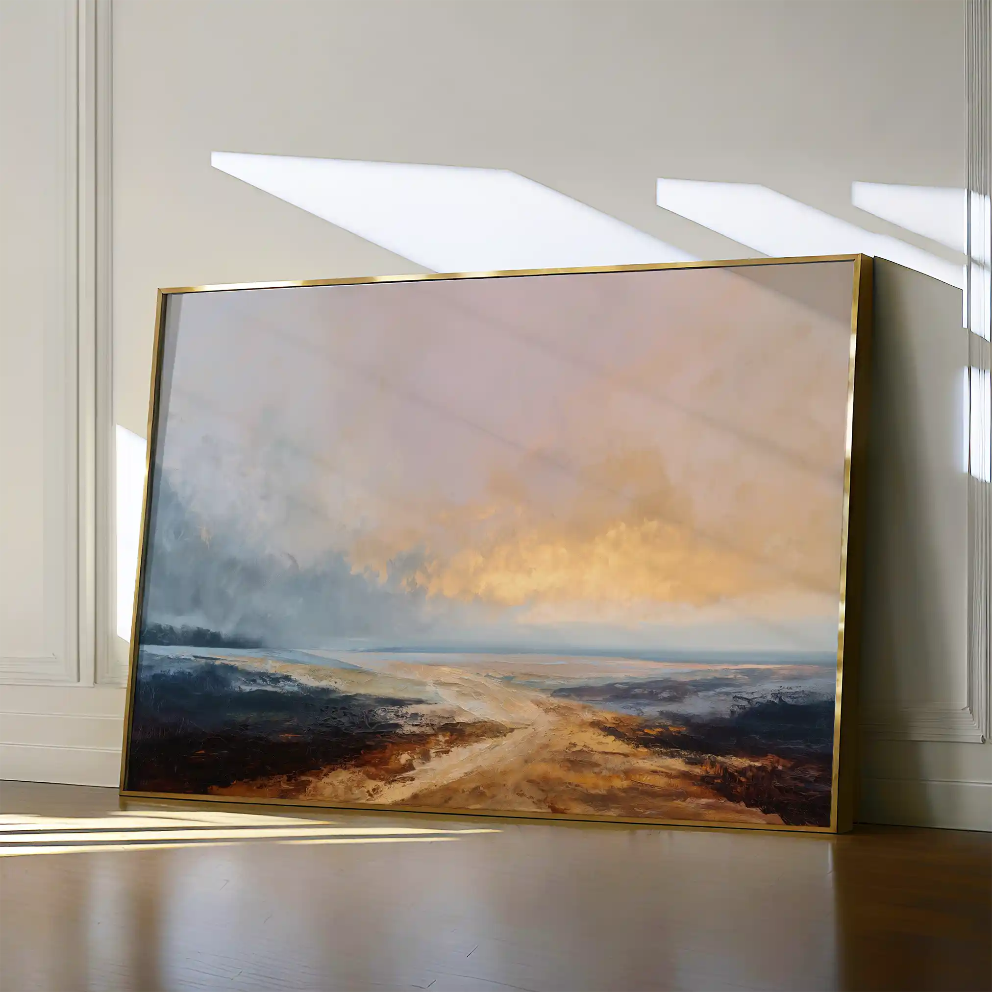 Abstract 1588 Canvas Art 60 x 40 cm / Black