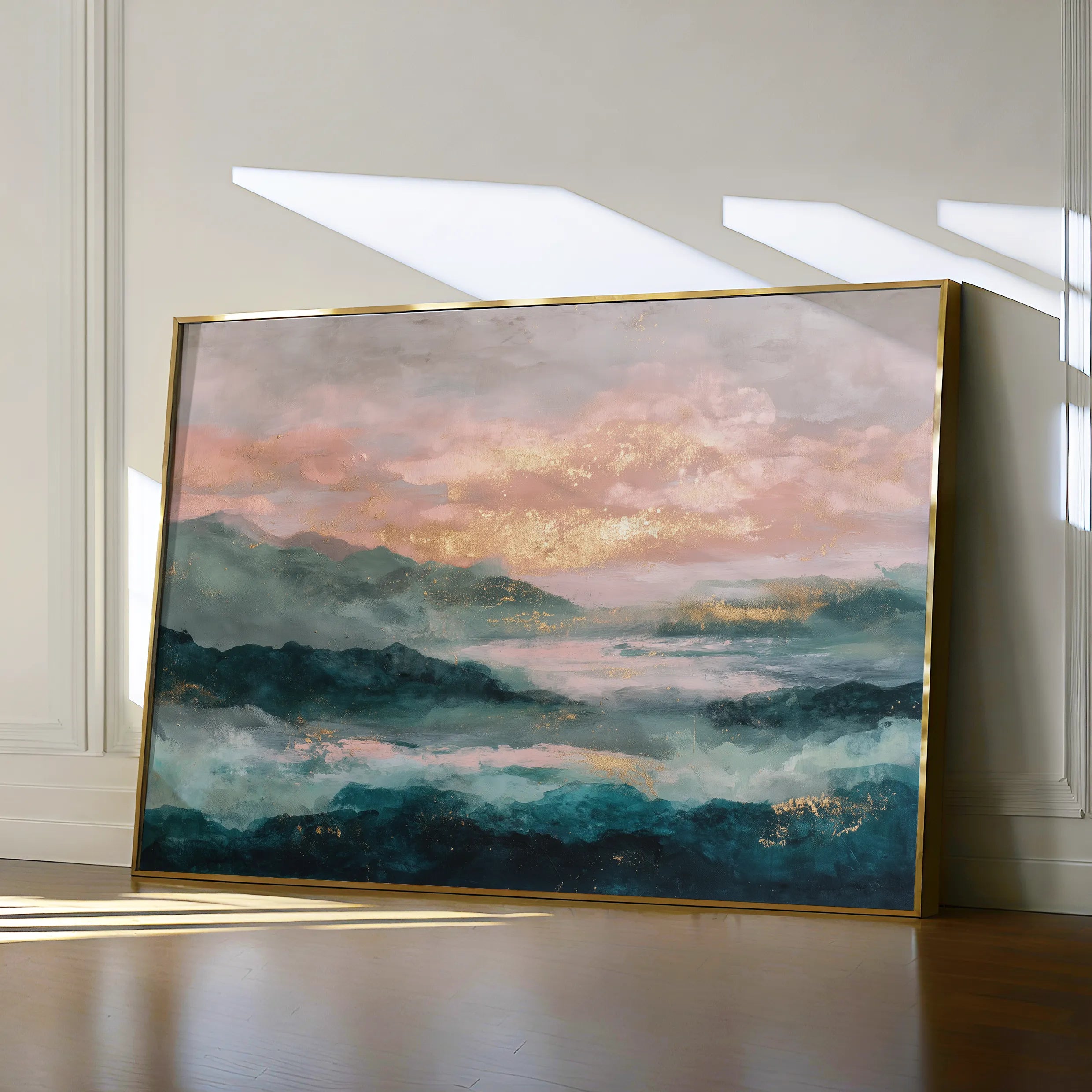 Abstract 1589 Canvas Art 18" x 24" / 45 x 60 cm / Black
