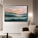 Abstract 1589 Canvas Art 18" x 24" / 45 x 60 cm / Black