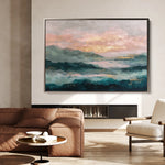 Abstract 1589 Canvas Art 18" x 24" / 45 x 60 cm / Black