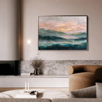 Abstract 1589 Canvas Art 18" x 24" / 45 x 60 cm / Black