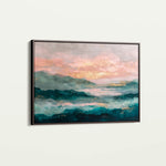 Abstract 1589 Canvas Art 18" x 24" / 45 x 60 cm / Black