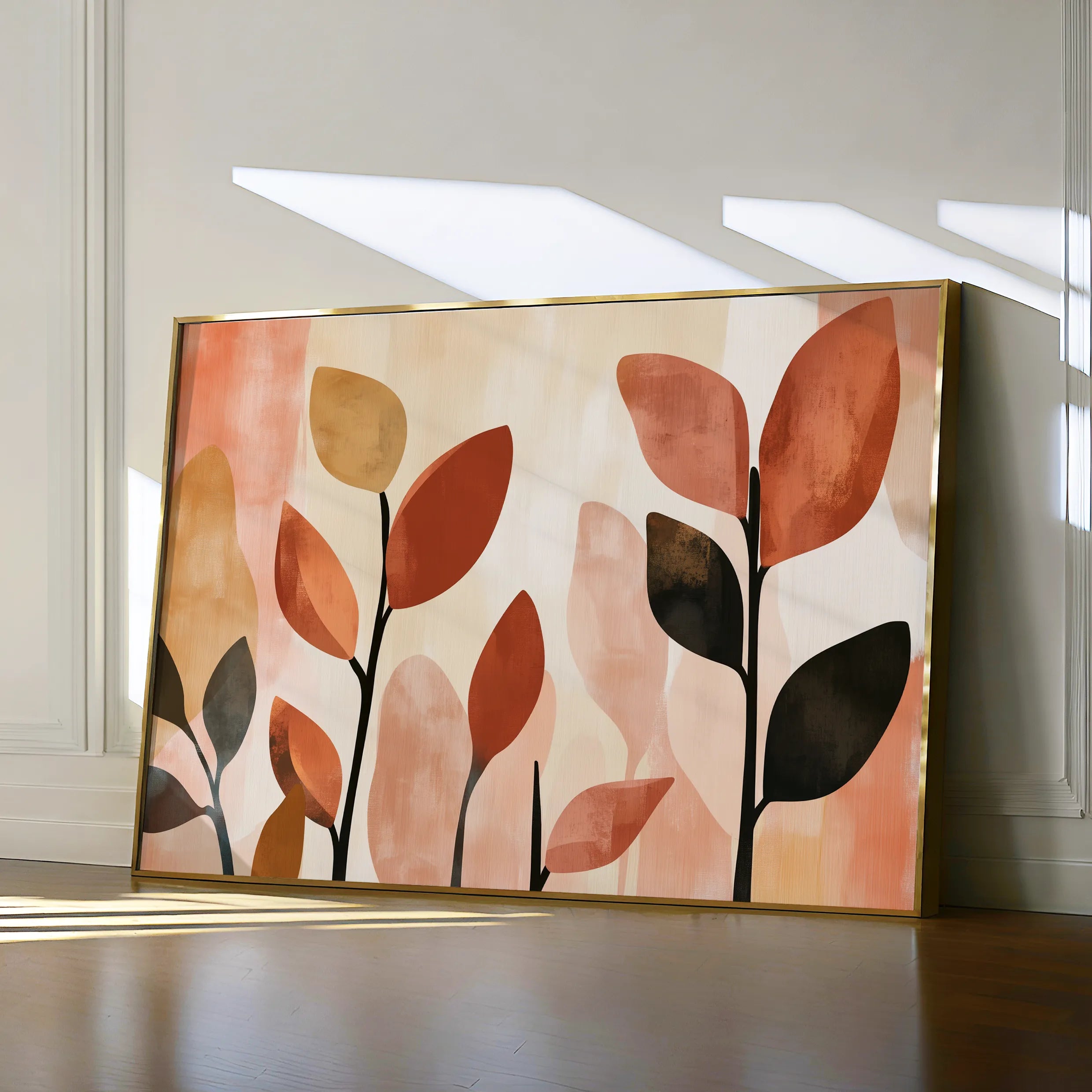 Boho 159 Canvas Art 18" x 24" / 45 x 60 cm / Black