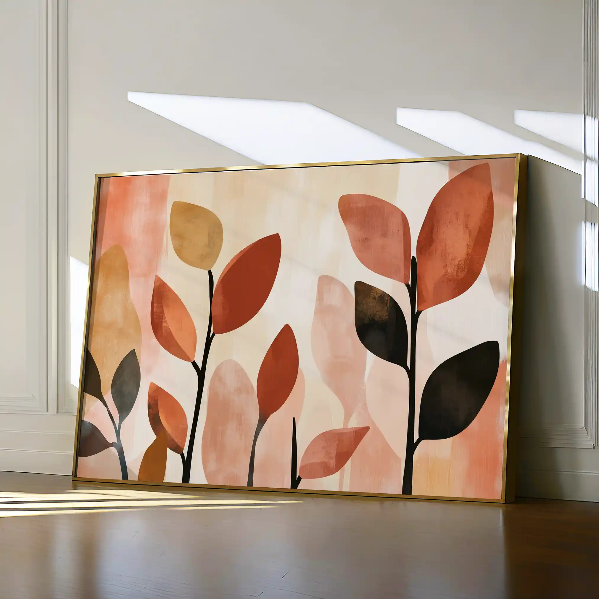 Boho 159 Canvas Art 60 x 40 cm / Black