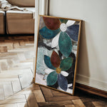 Floral 159 Canvas Art 18" x 24" / 45 x 60 cm / Black
