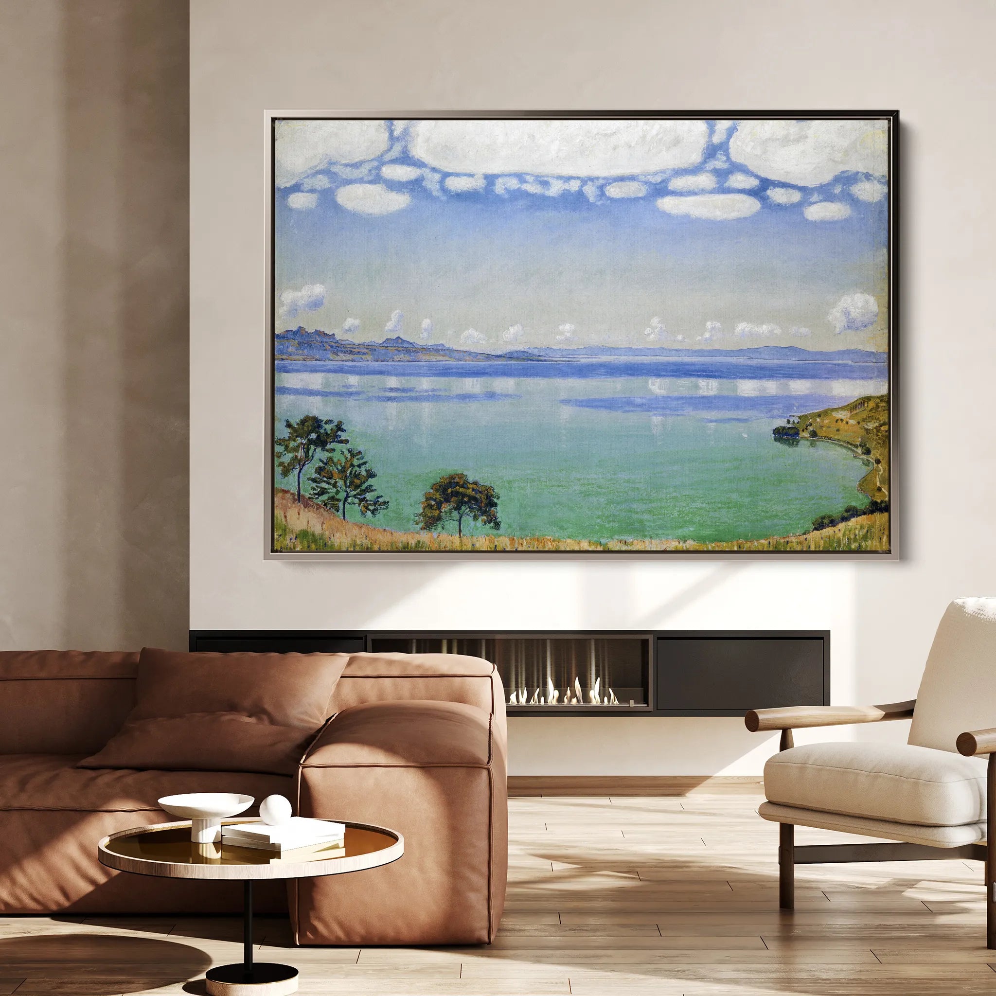 Landscape 159 Canvas Art 18" x 24" / 45 x 60 cm / Black