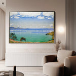 Landscape 159 Canvas Art 60 x 40 cm / Black