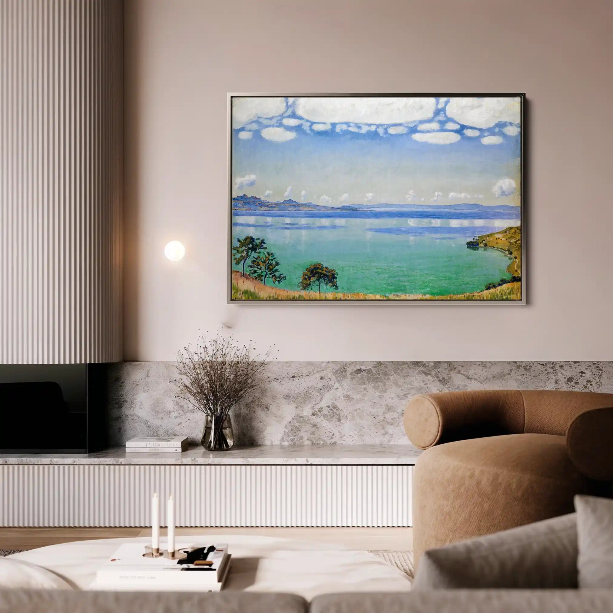 Landscape 159 Canvas Art 60 x 40 cm / Black