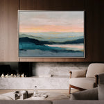 Abstract 1590 Canvas Art 18" x 24" / 45 x 60 cm / Black