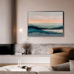 Abstract 1590 Canvas Art 18" x 24" / 45 x 60 cm / Black