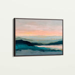 Abstract 1590 Canvas Art 18" x 24" / 45 x 60 cm / Black