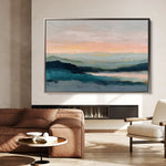 Abstract 1590 Canvas Art 60 x 40 cm / Black