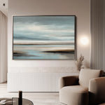 Abstract 1591 Canvas Art 18" x 24" / 45 x 60 cm / Black