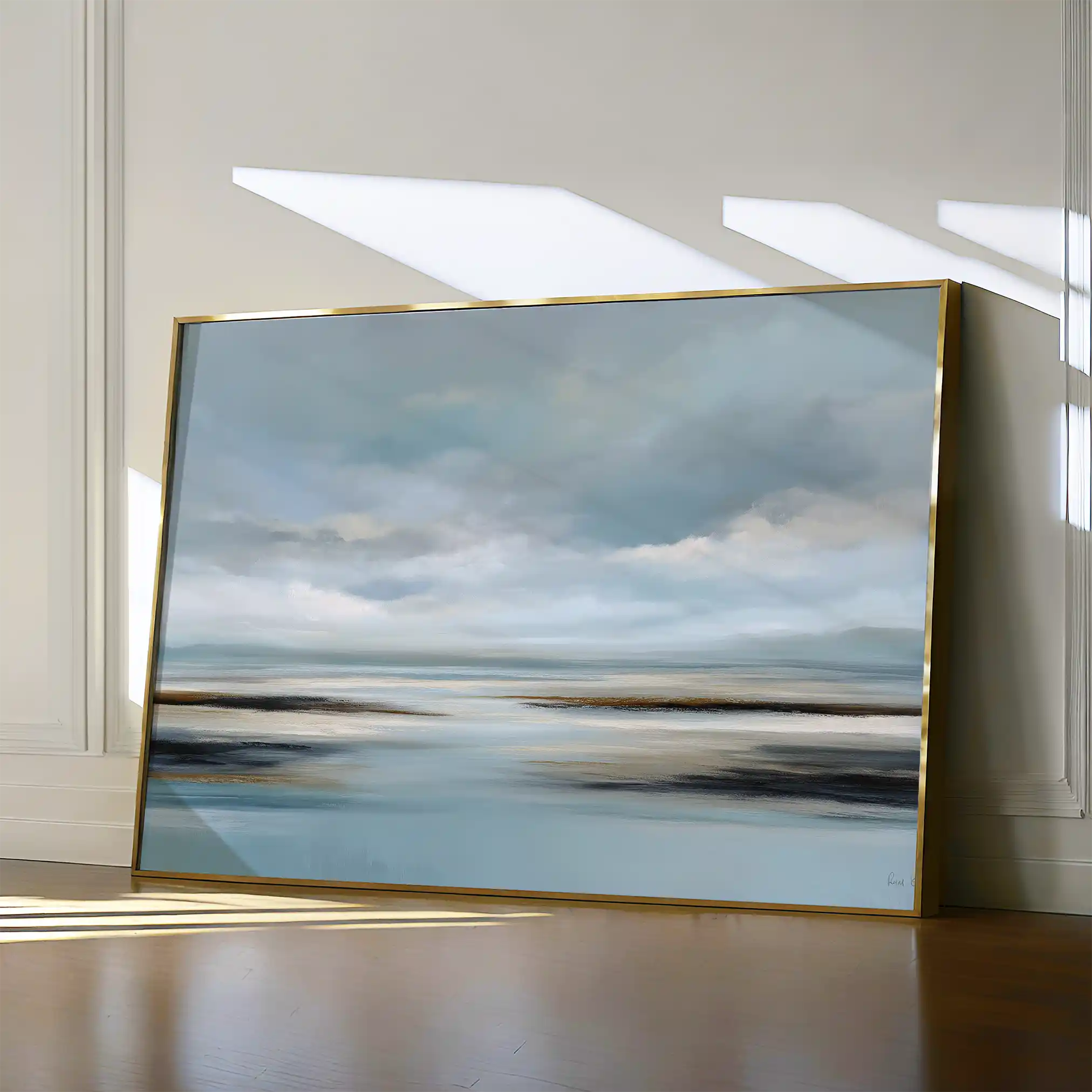 Abstract 1592 Canvas Art 60 x 40 cm / Black