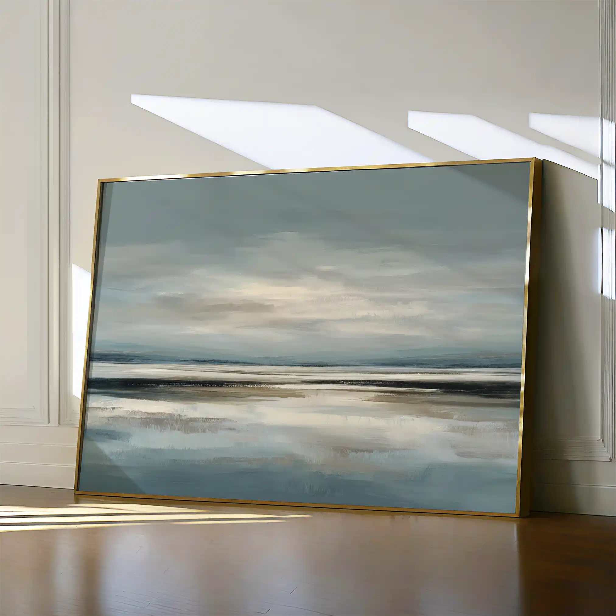 Abstract 1593 Canvas Art 60 x 40 cm / Black
