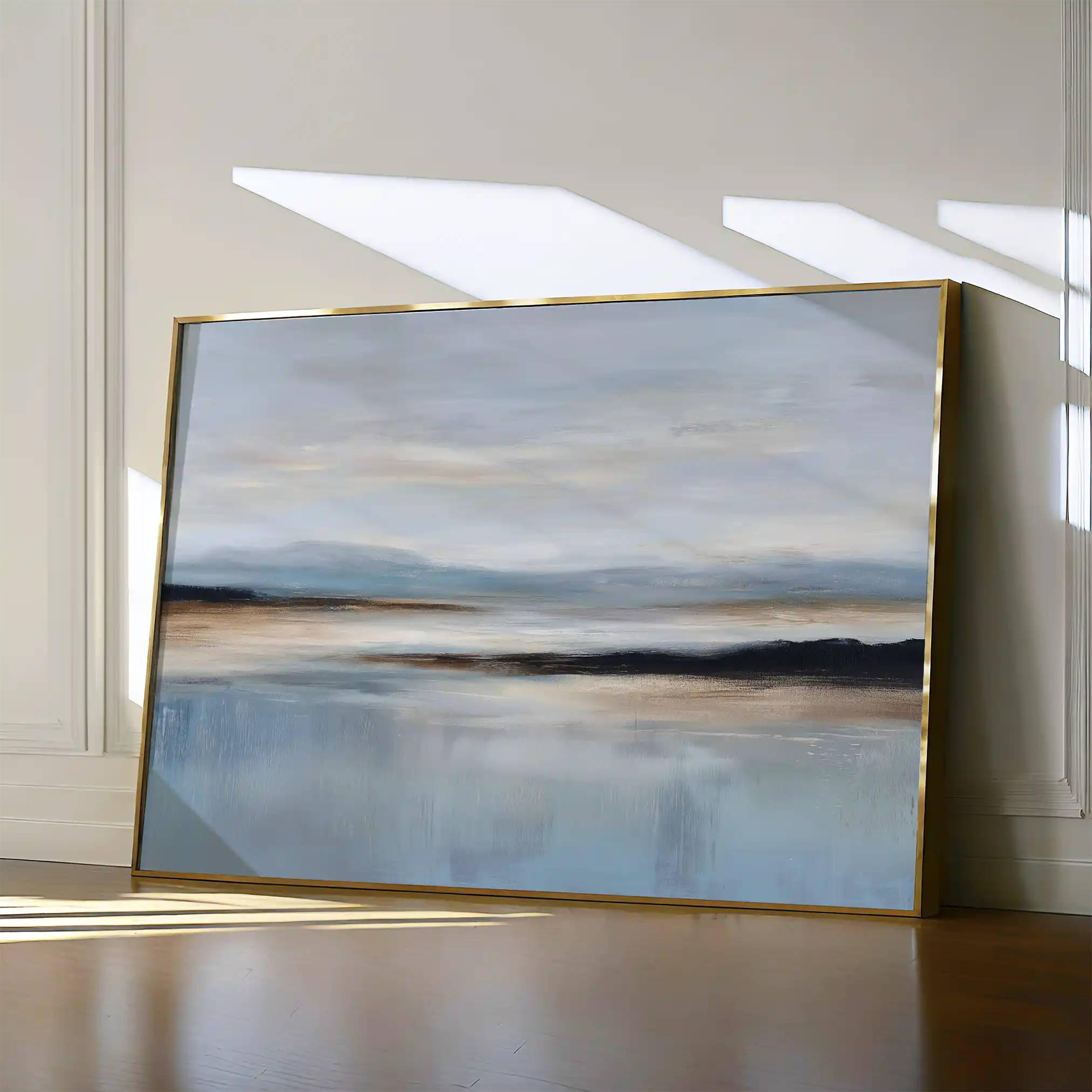 Abstract 1594 Canvas Art 60 x 40 cm / Black