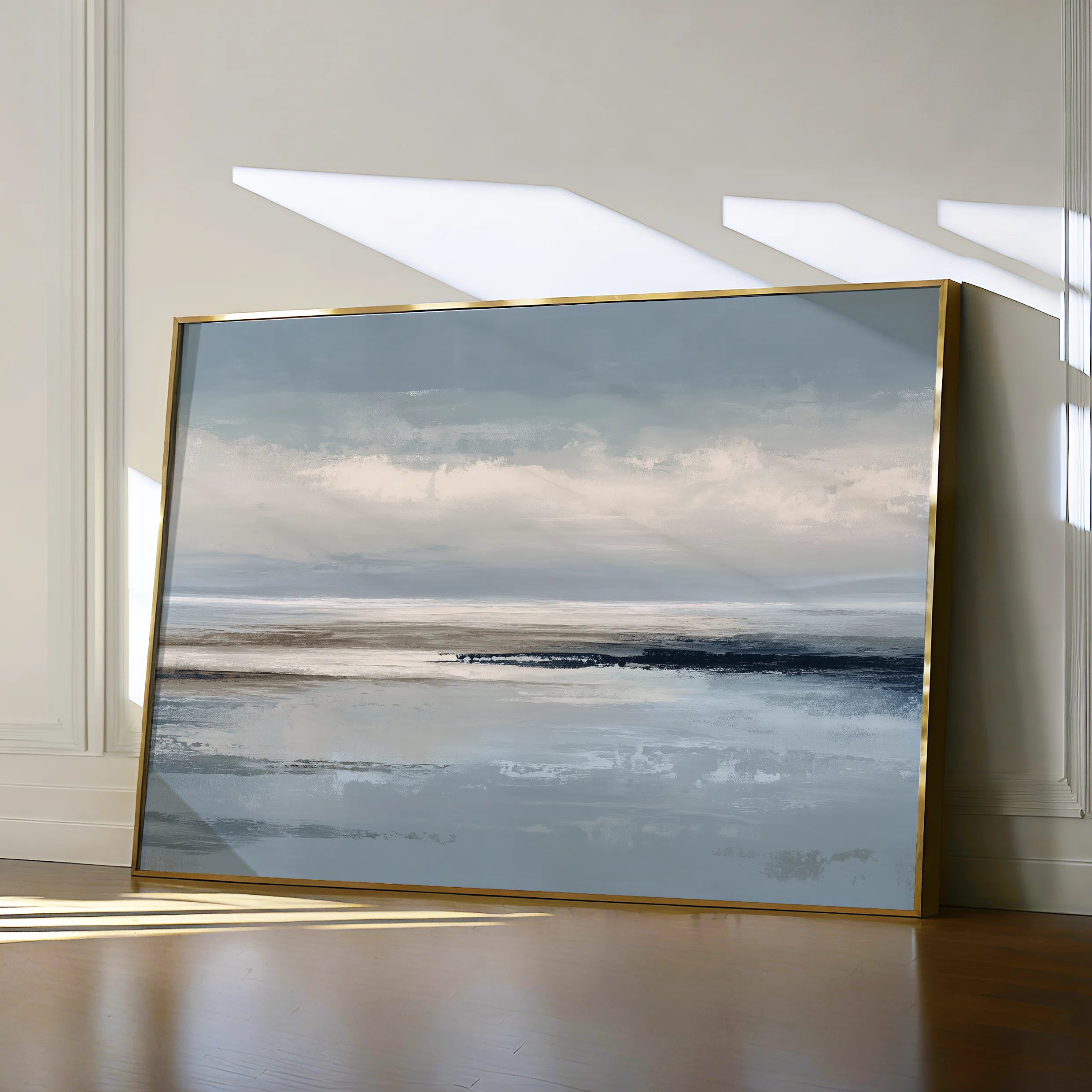 Abstract 1595 Canvas Art 18" x 24" / 45 x 60 cm / Black