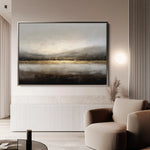 Abstract 1596 Canvas Art 18" x 24" / 45 x 60 cm / Black