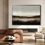 Abstract 1597 Canvas Art 18" x 24" / 45 x 60 cm / Black