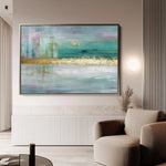 Abstract 1598 Canvas Art 18" x 24" / 45 x 60 cm / Black