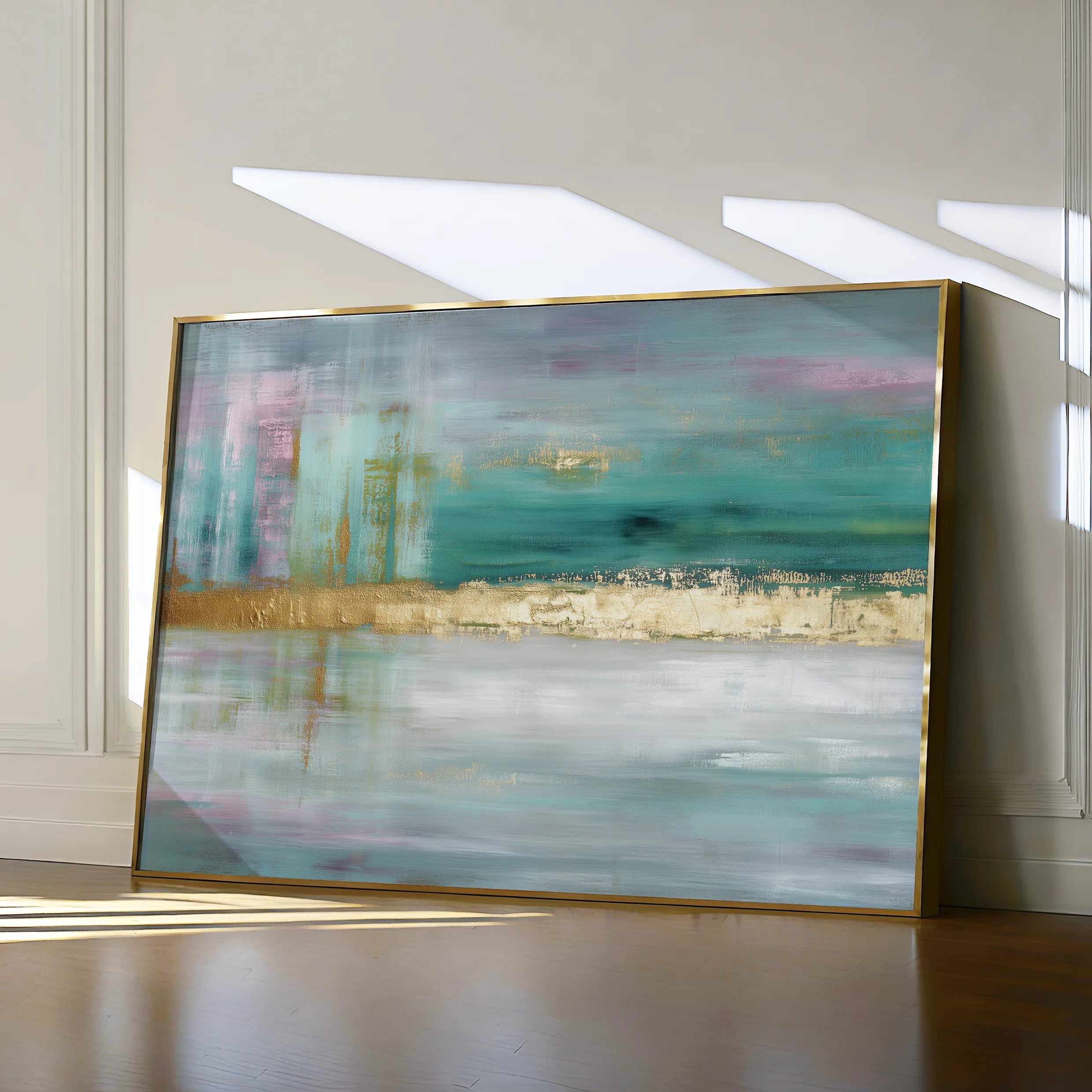 Abstract 1598 Canvas Art 18" x 24" / 45 x 60 cm / Black