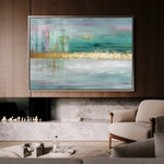 Abstract 1598 Canvas Art 18" x 24" / 45 x 60 cm / Black