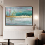 Abstract 1598 Canvas Art 18" x 24" / 45 x 60 cm / Black