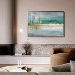 Abstract 1598 Canvas Art 18" x 24" / 45 x 60 cm / Black