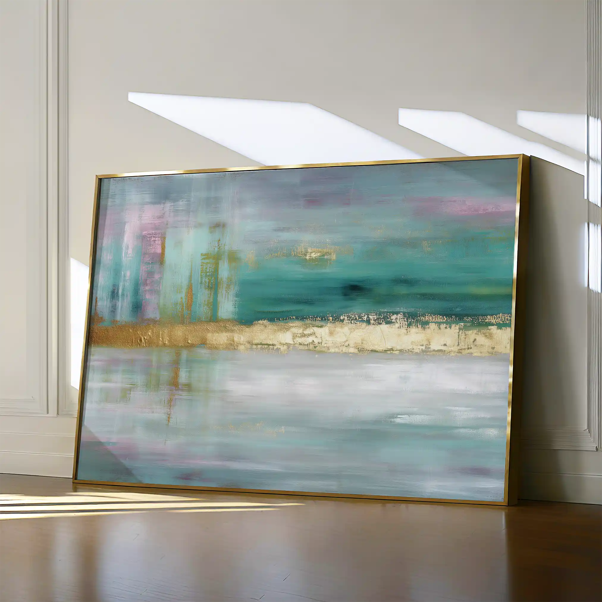 Abstract 1598 Canvas Art 60 x 40 cm / Black