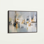 Abstract 1599 Canvas Art 60 x 40 cm / Black