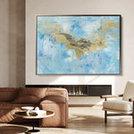 Abstract 160 Canvas Art 18" x 24" / 45 x 60 cm / Black