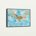 Abstract 160 Canvas Art 18" x 24" / 45 x 60 cm / Black