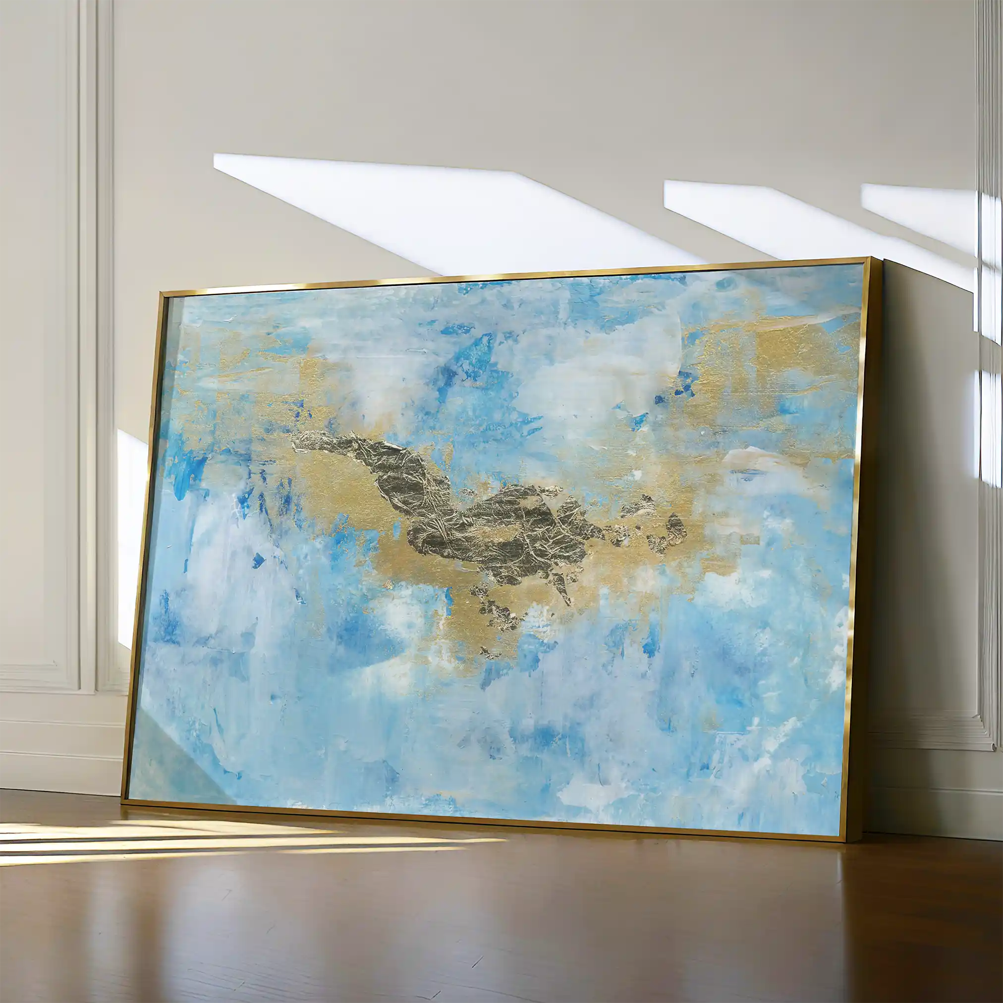 Abstract 160 Canvas Art 60 x 40 cm / Black