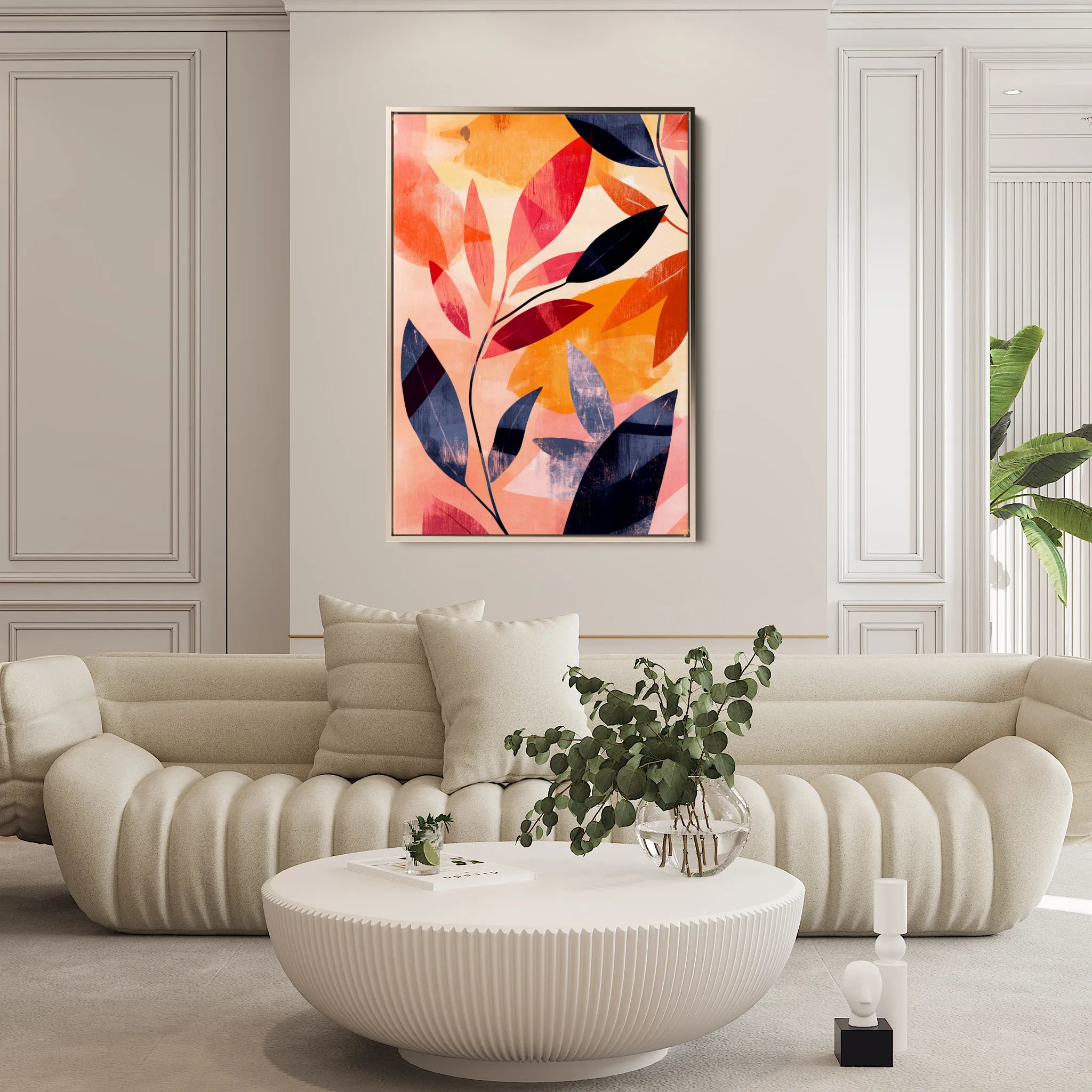 Boho 160 Canvas Art 18" x 24" / 45 x 60 cm / Black