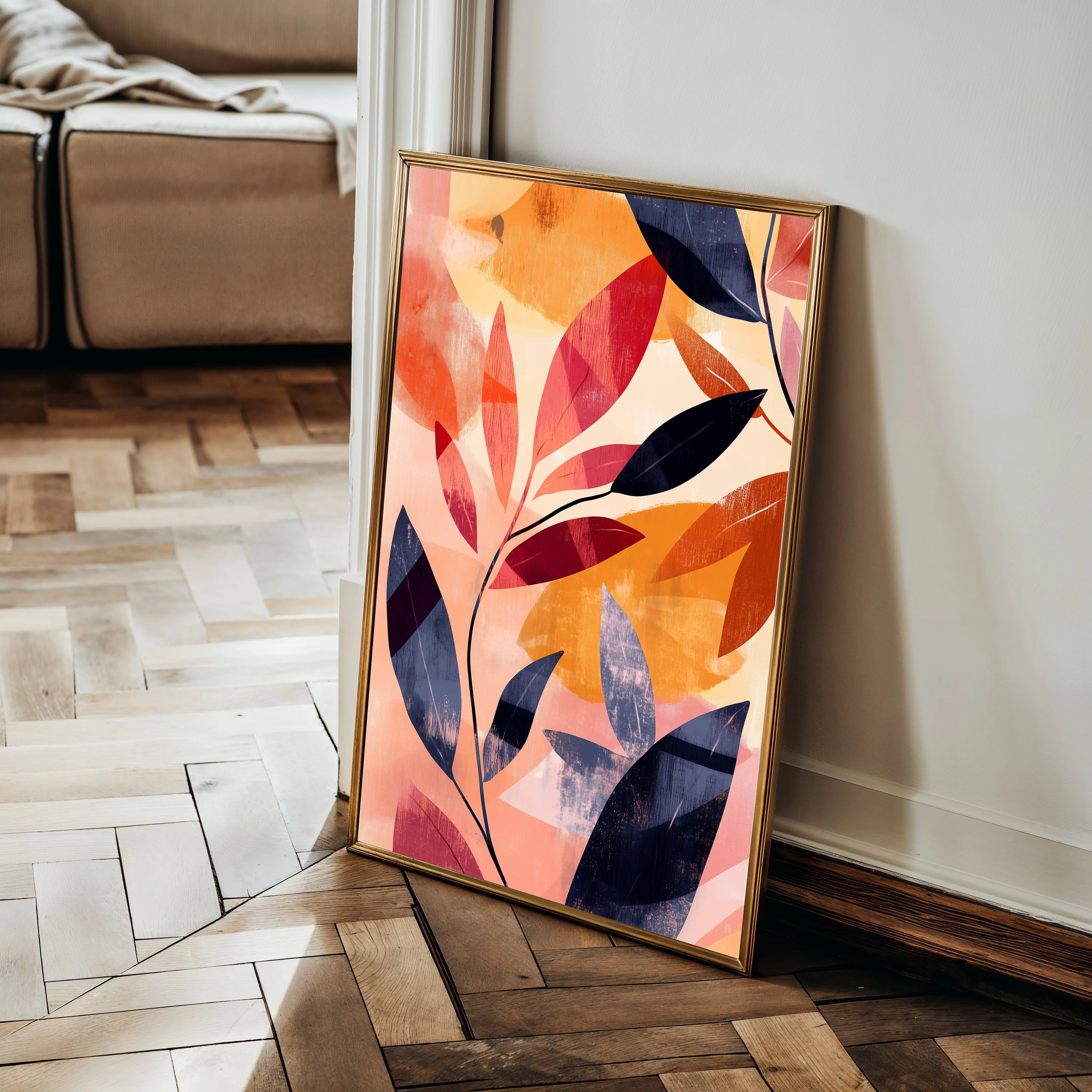 Boho 160 Canvas Art 18" x 24" / 45 x 60 cm / Black