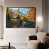 Landscape 160 Canvas Art 18" x 24" / 45 x 60 cm / Black
