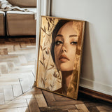 Portrait 160 Canvas Art 18" x 24" / 45 x 60 cm / Black
