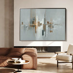 Abstract 1600 Canvas Art 18" x 24" / 45 x 60 cm / Black