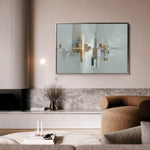Abstract 1600 Canvas Art 18" x 24" / 45 x 60 cm / Black