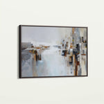 Abstract 1601 Canvas Art 60 x 40 cm / Black