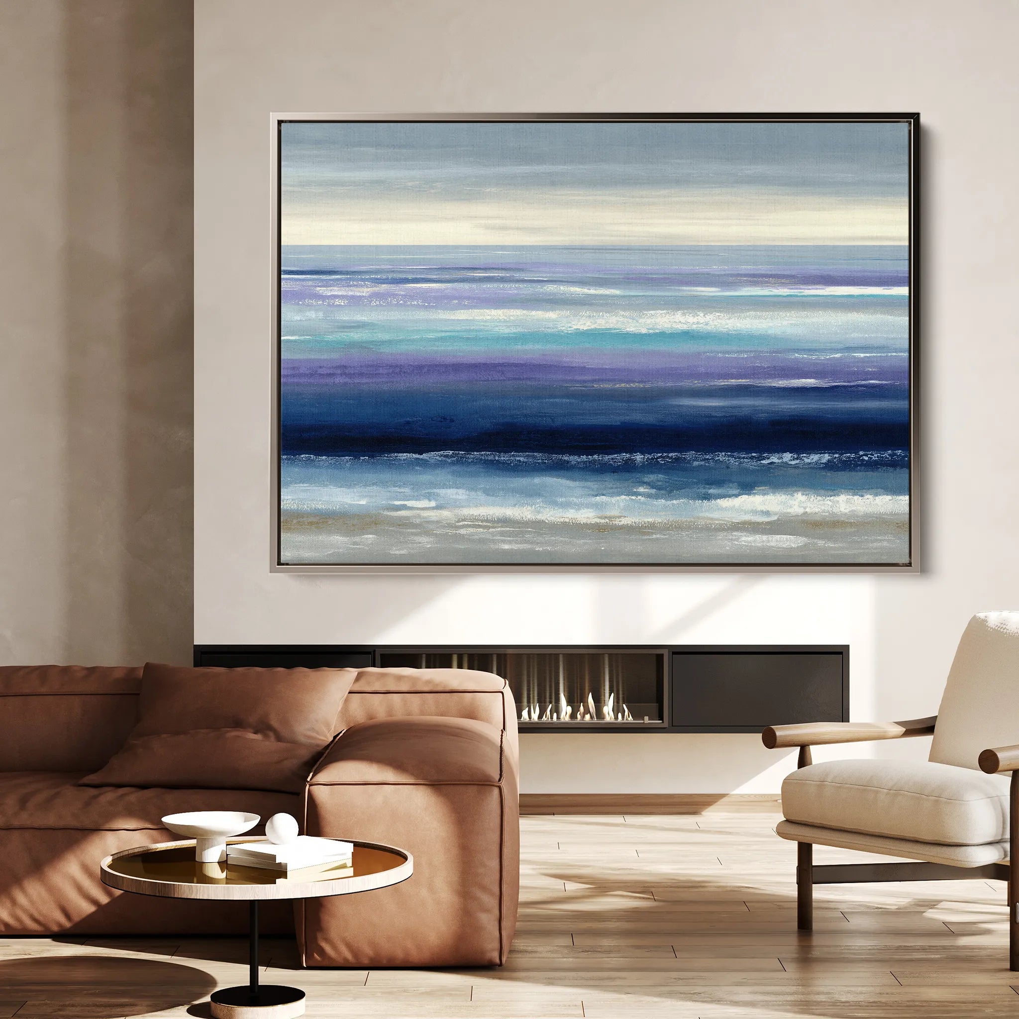 Abstract 1602 Canvas Art 18" x 24" / 45 x 60 cm / Black