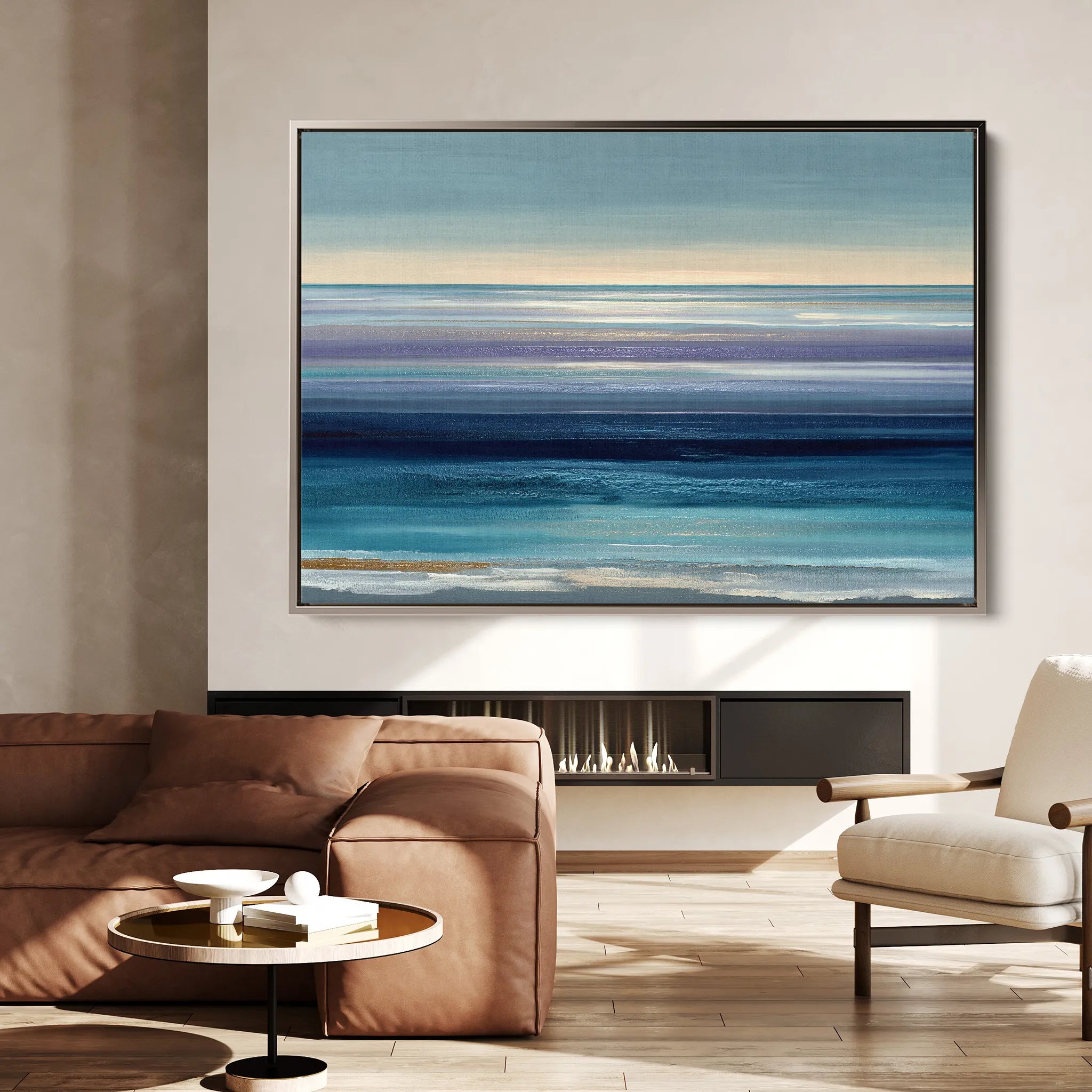 Abstract 1603 Canvas Art 18" x 24" / 45 x 60 cm / Black