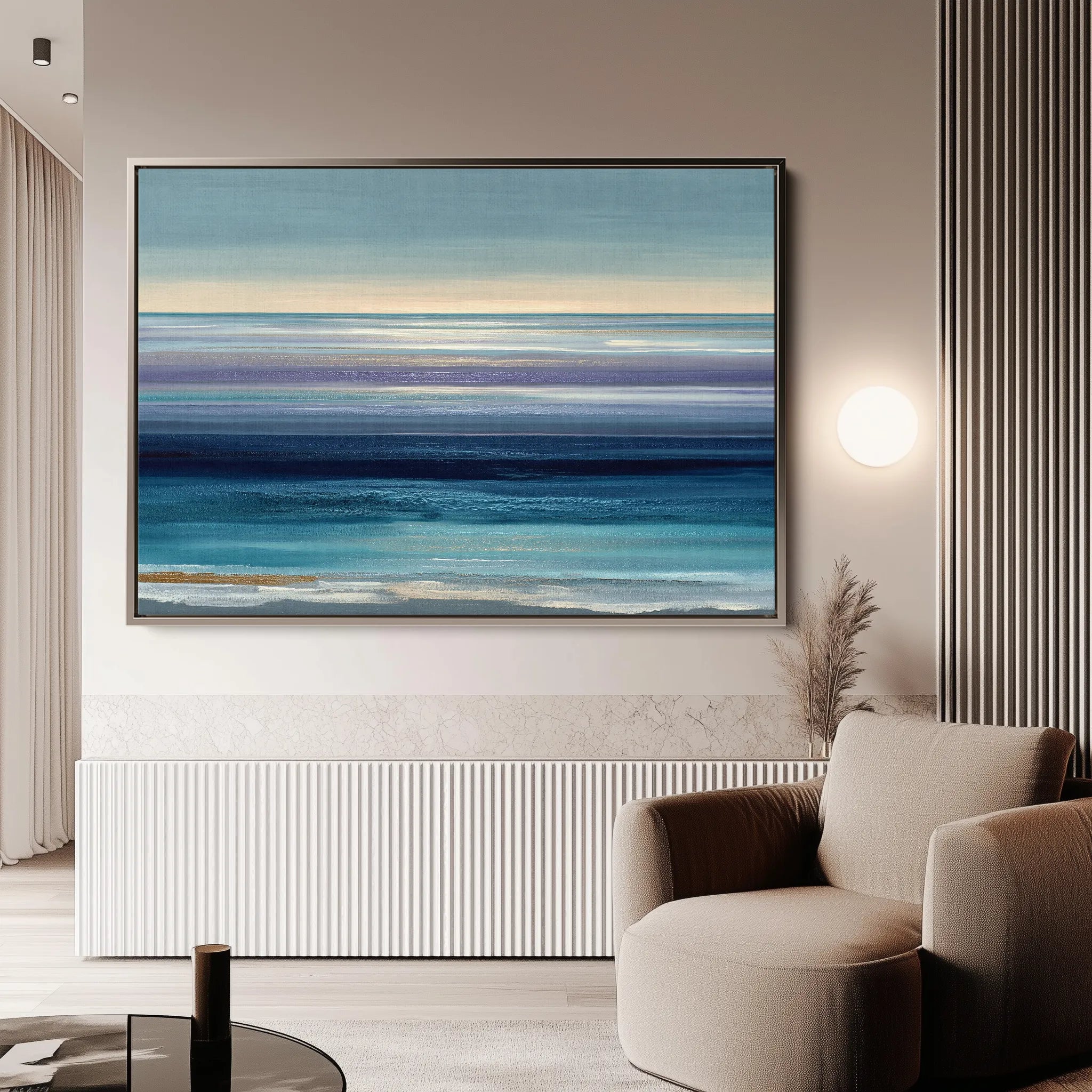 Abstract 1603 Canvas Art 18" x 24" / 45 x 60 cm / Black