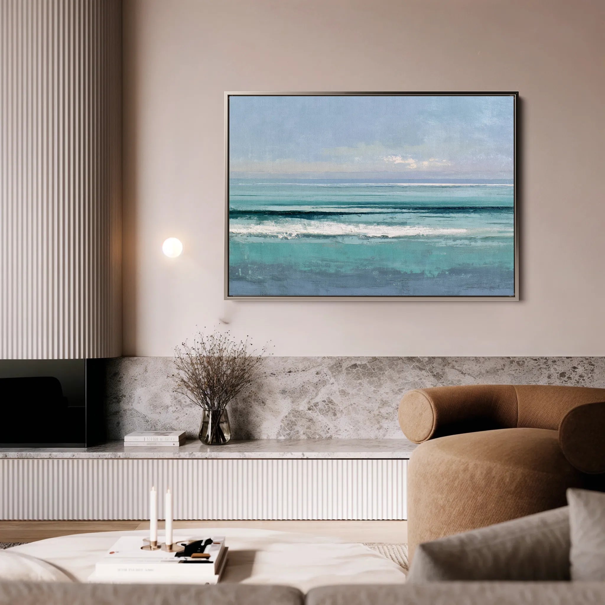 Abstract 1605 Canvas Art 18" x 24" / 45 x 60 cm / Black