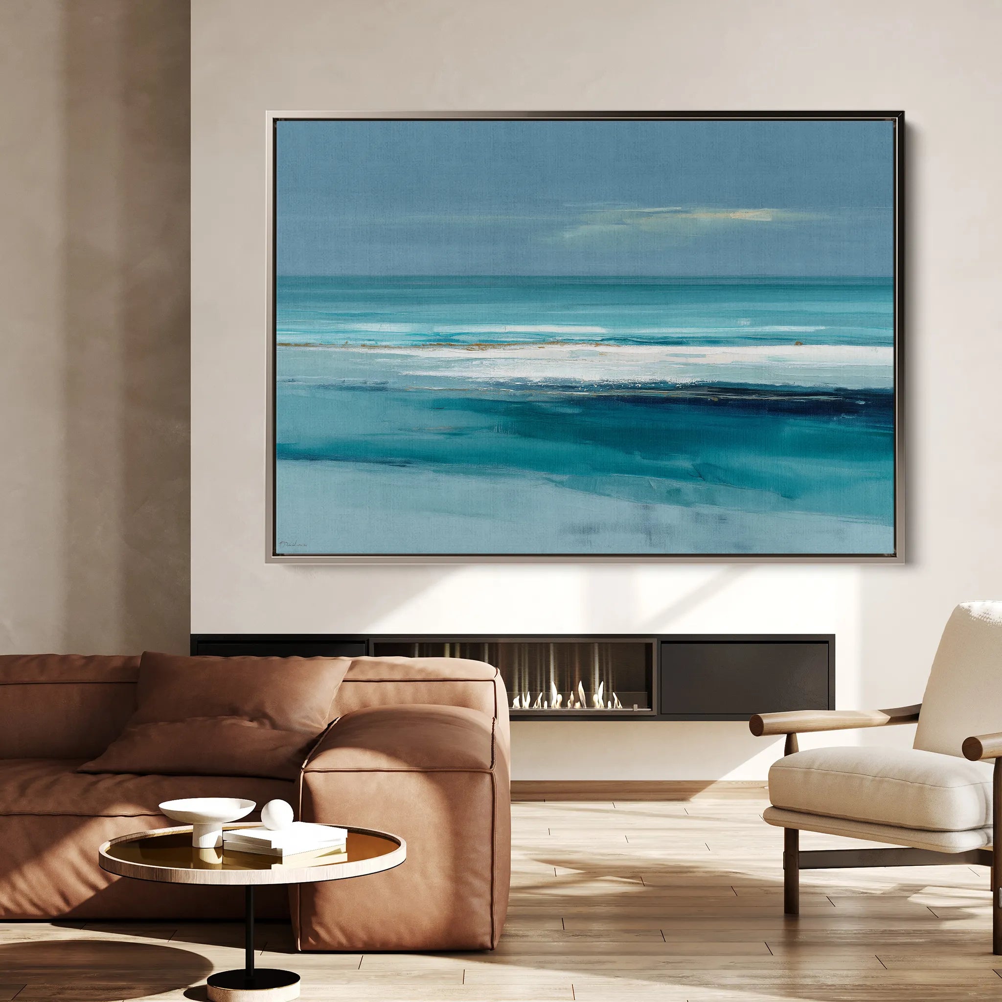 Abstract 1606 Canvas Art 18" x 24" / 45 x 60 cm / Black