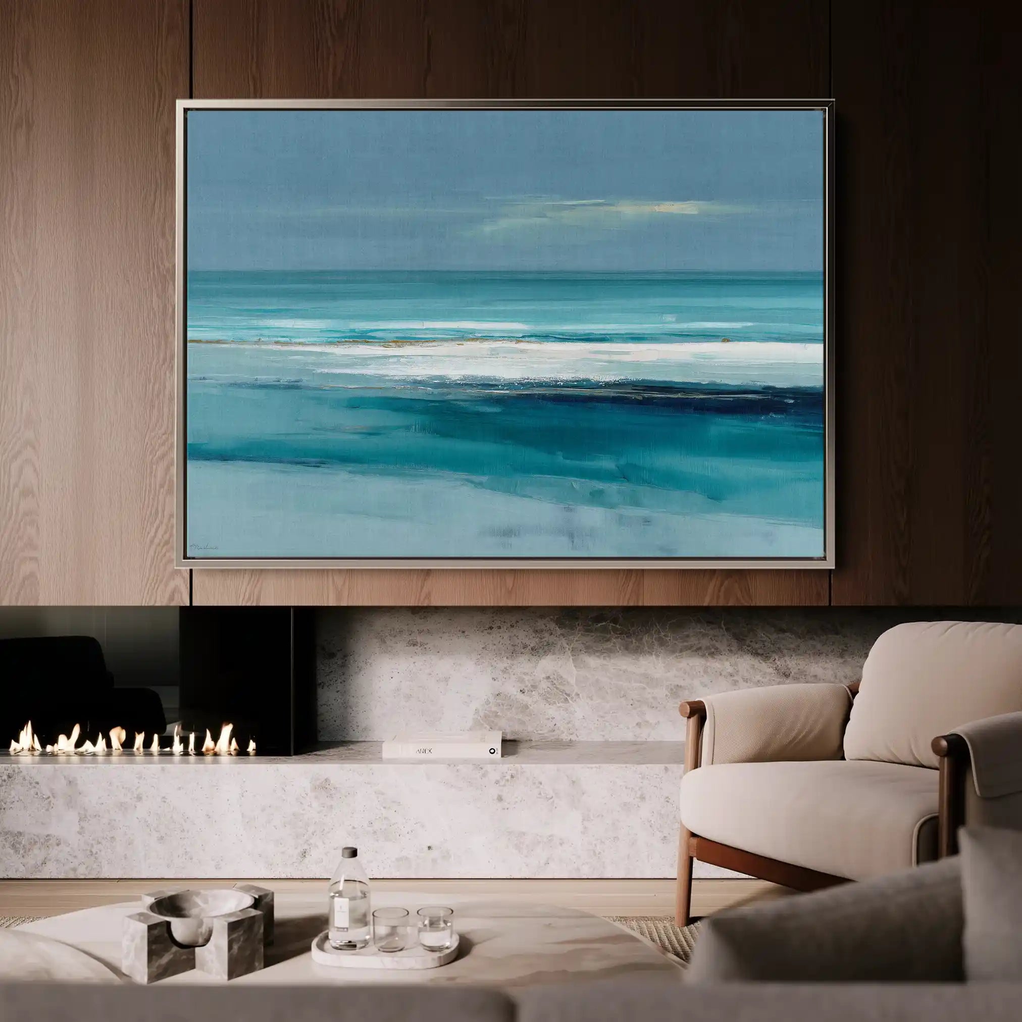 Abstract 1606 Canvas Art 60 x 40 cm / Black