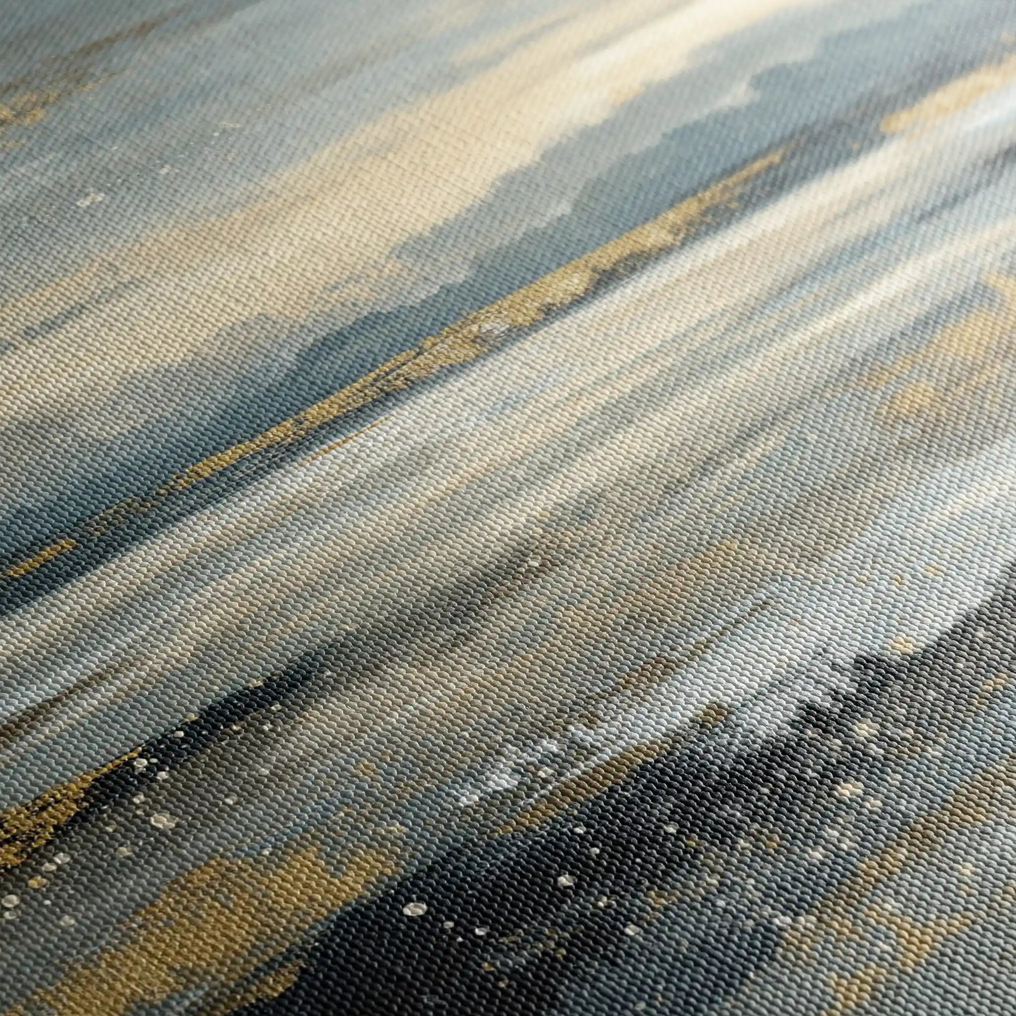 Abstract 1607 Canvas Art 60 x 40 cm / Black